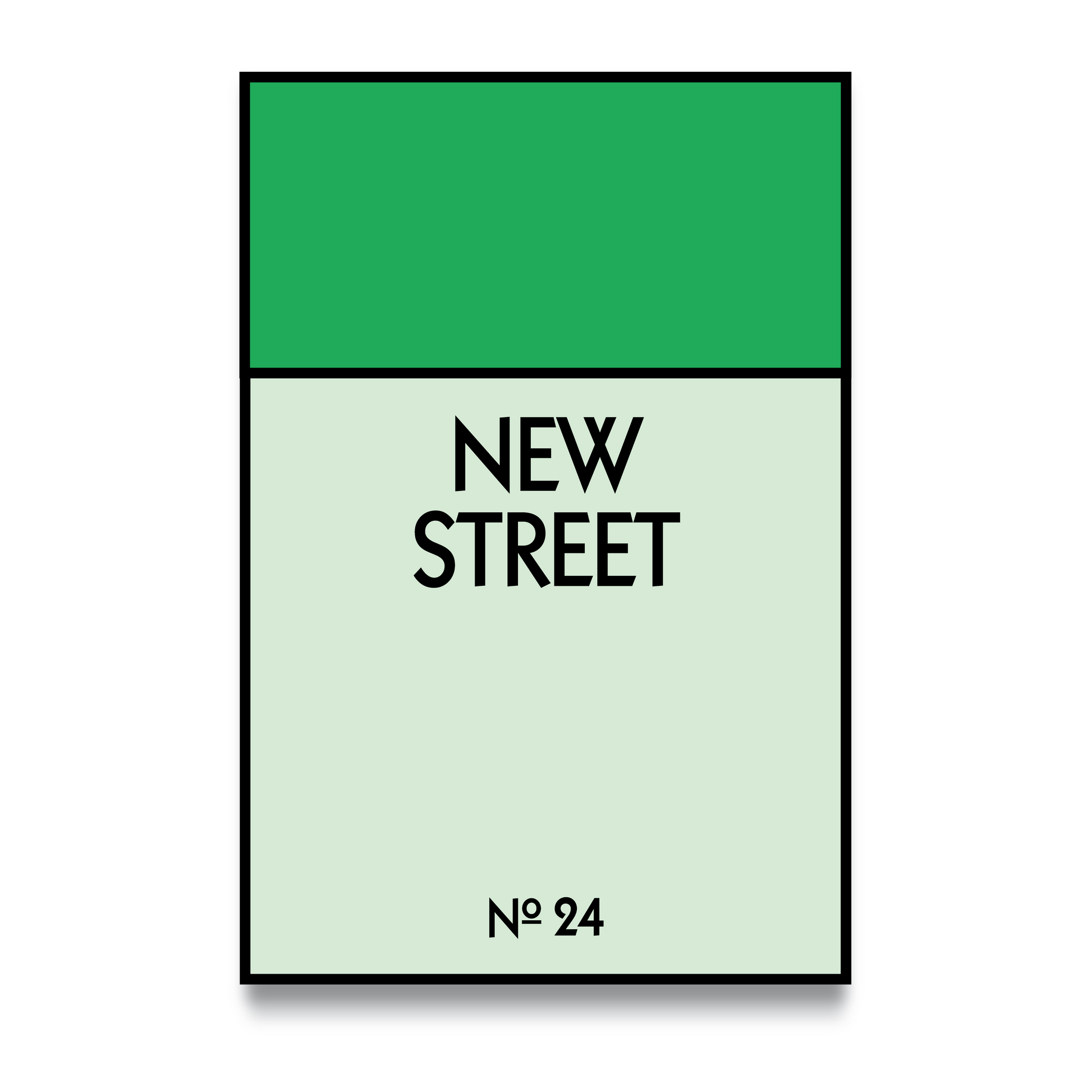 STREET NAME - CUSTOM METAL POSTER