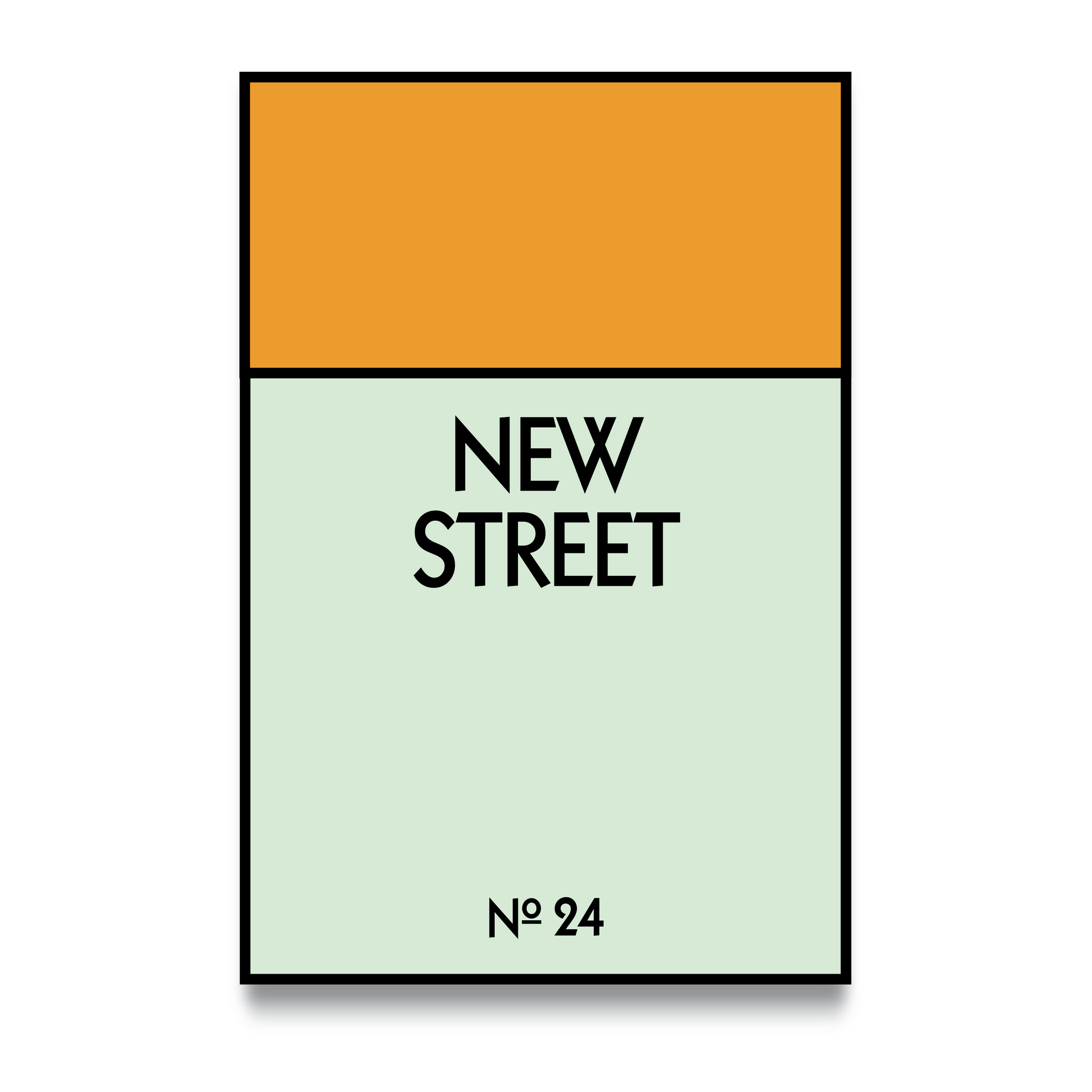STREET NAME - CUSTOM METAL POSTER