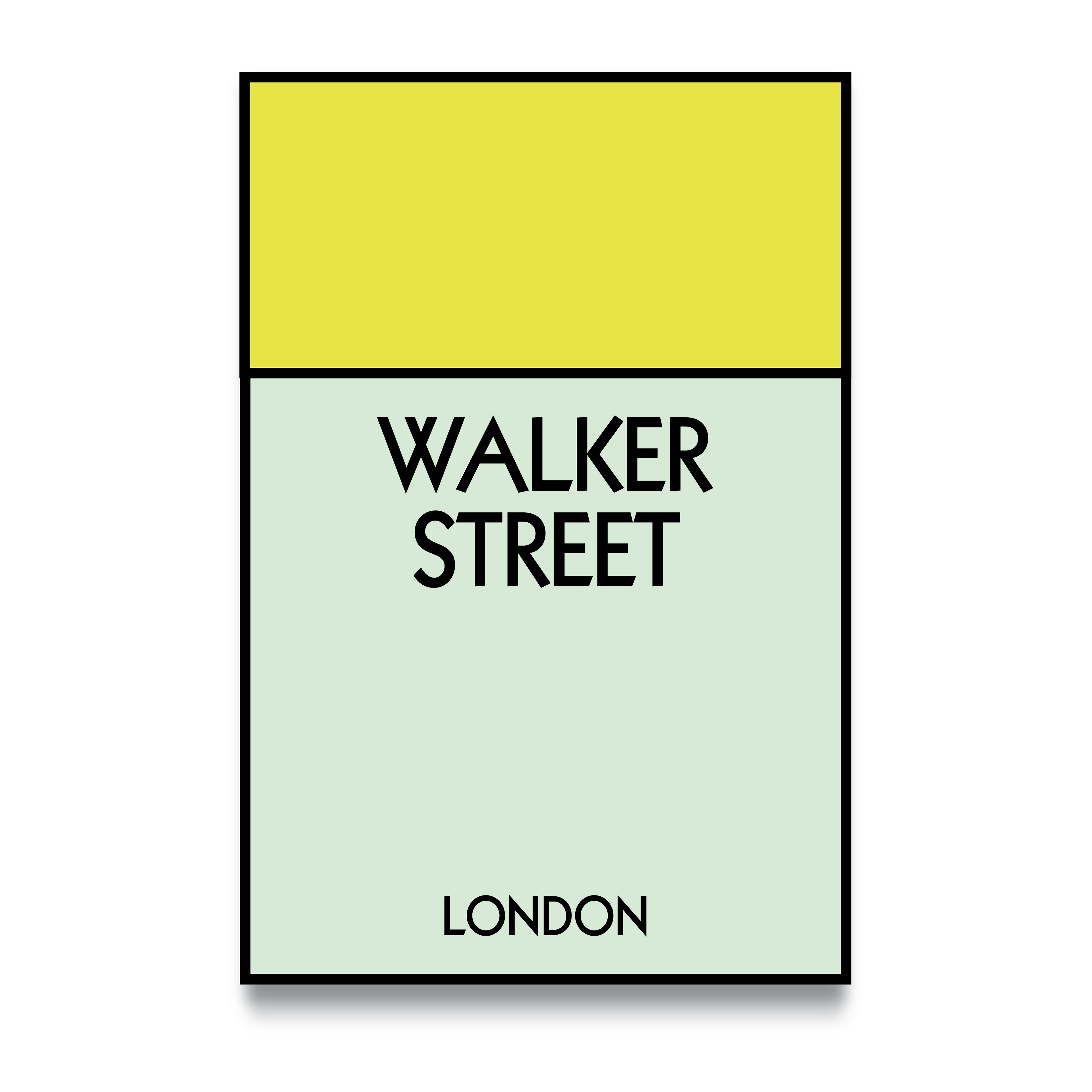 STREET NAME - CUSTOM METAL POSTER